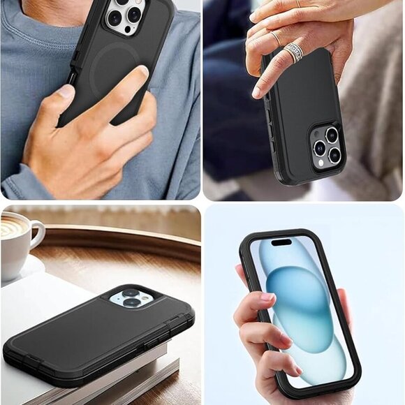 Magnetic Case for iPhone 16 Pro Max 6.9 inch MagSafe Military Grade Protection - Picture 3 of 4